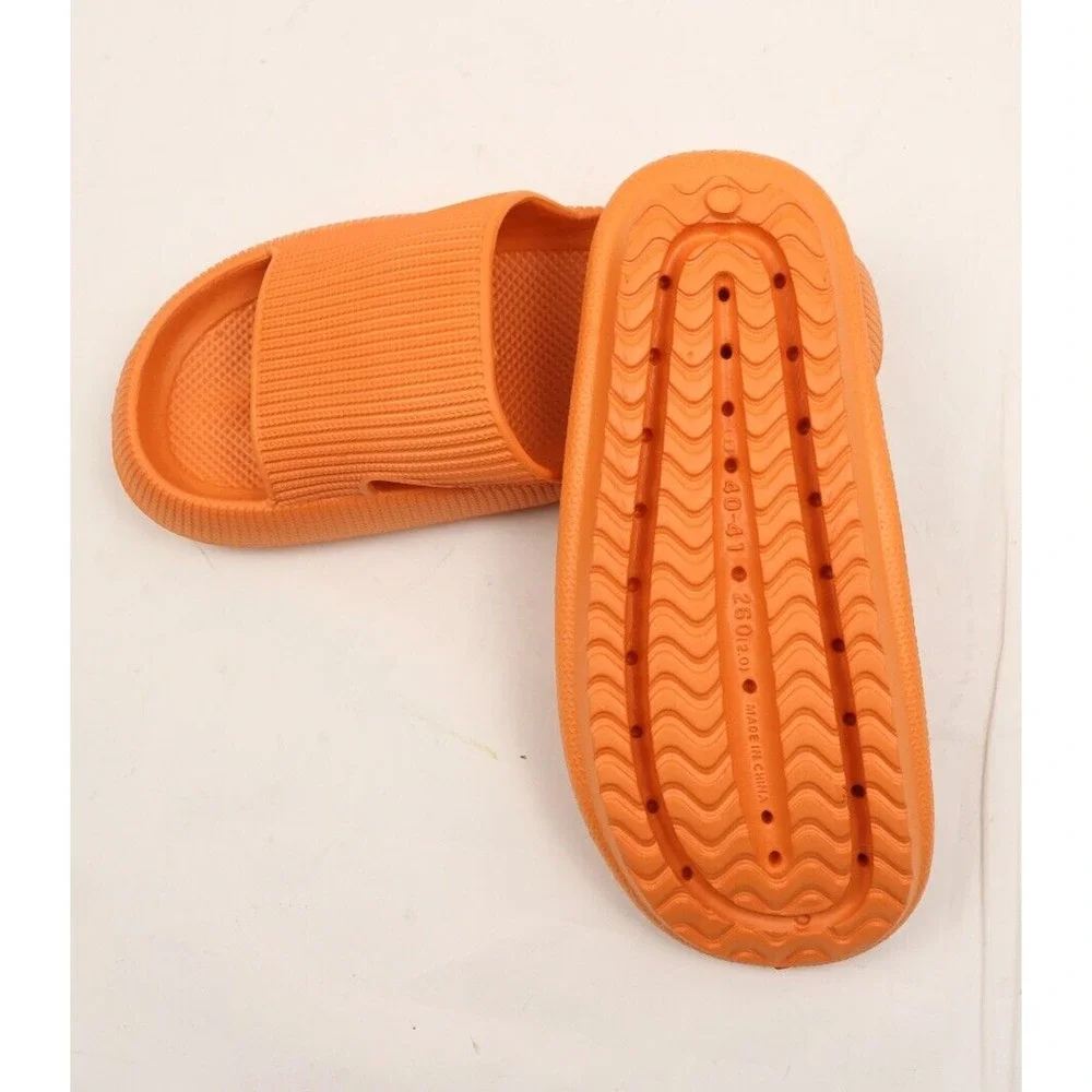 27-Pack Platform Pillow Slide Sandals Non-Slip Shower Bath Slippers Unisex 8.5-9